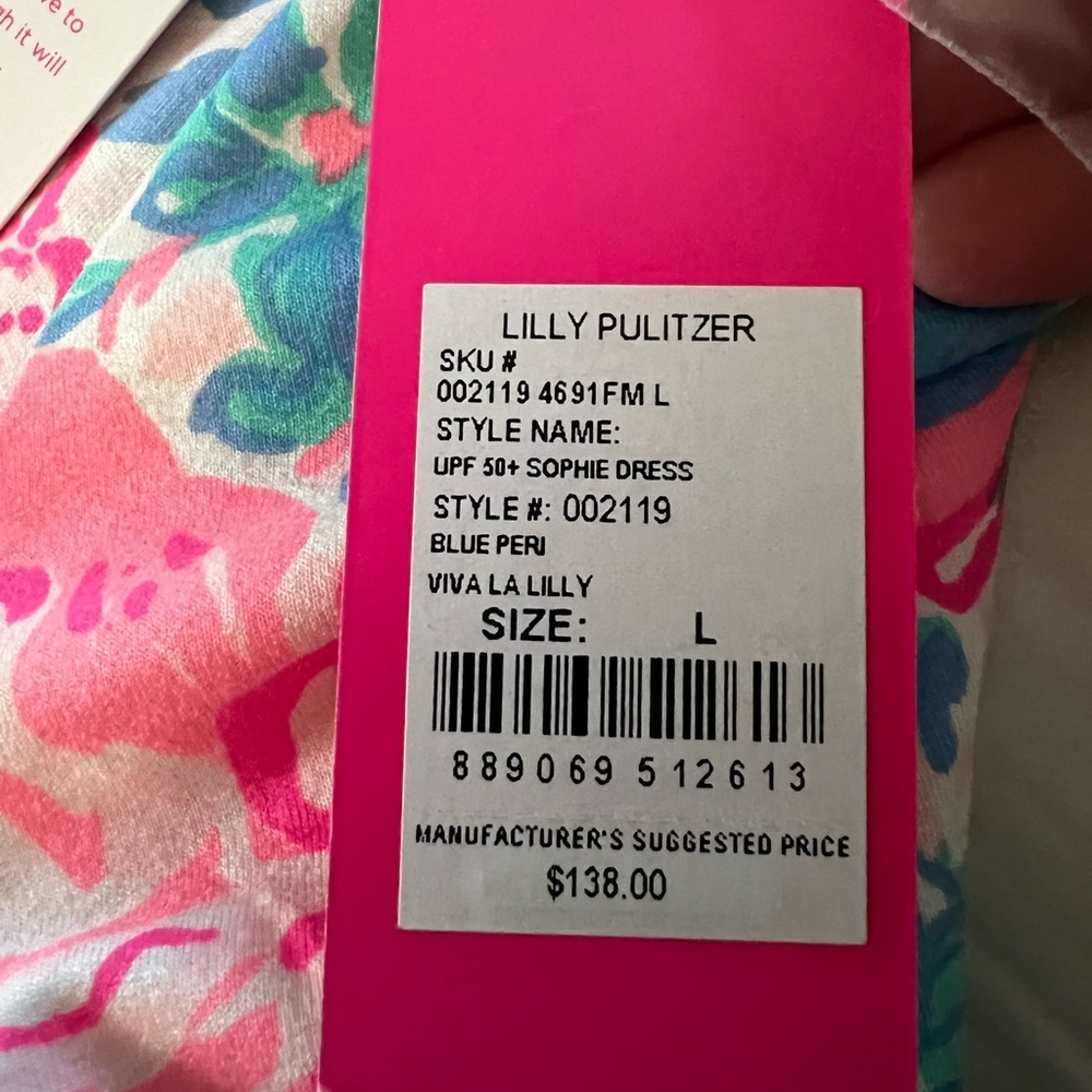 NWT Lilly Pulitzer Sophie dress size L - Picture 7 of 8